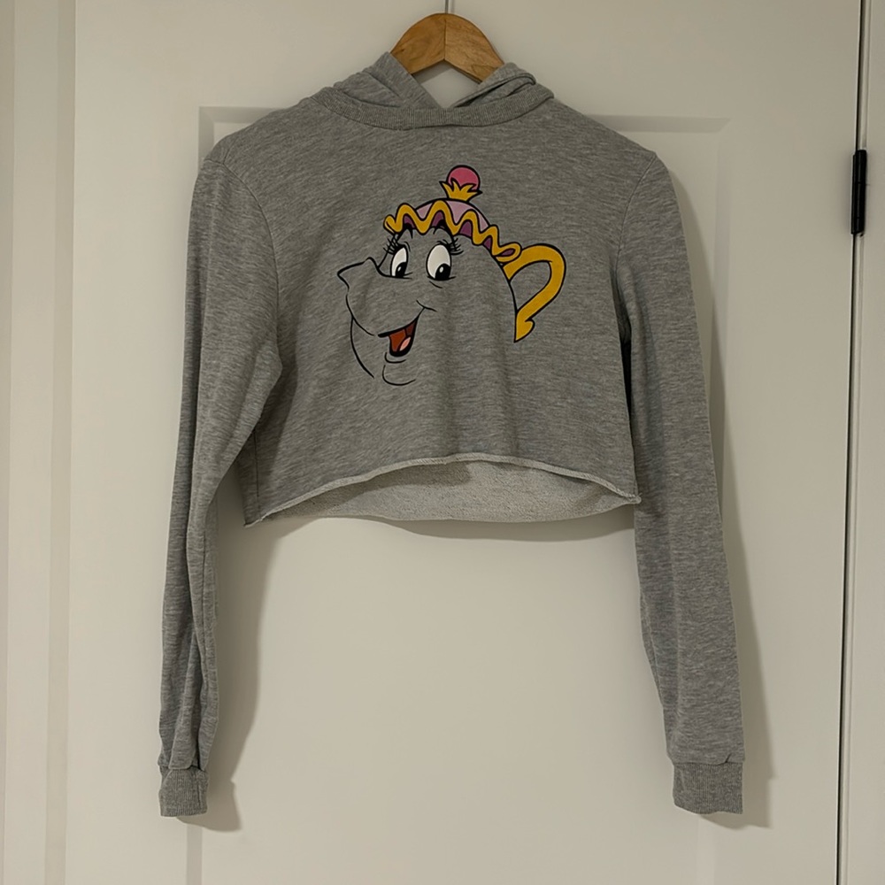 MINKPINK x Disney cropped hoodie size XS